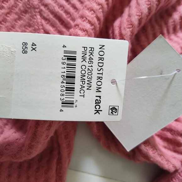 Dusty Rose Lightweight Sweater 4X - Picture 3 of 9